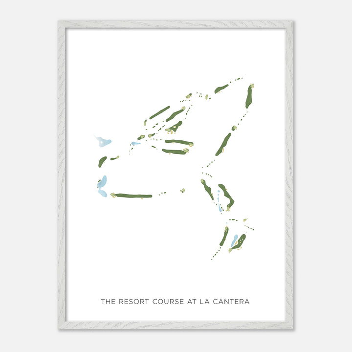 Print of The Resort Course At La Cantera Modern Map
