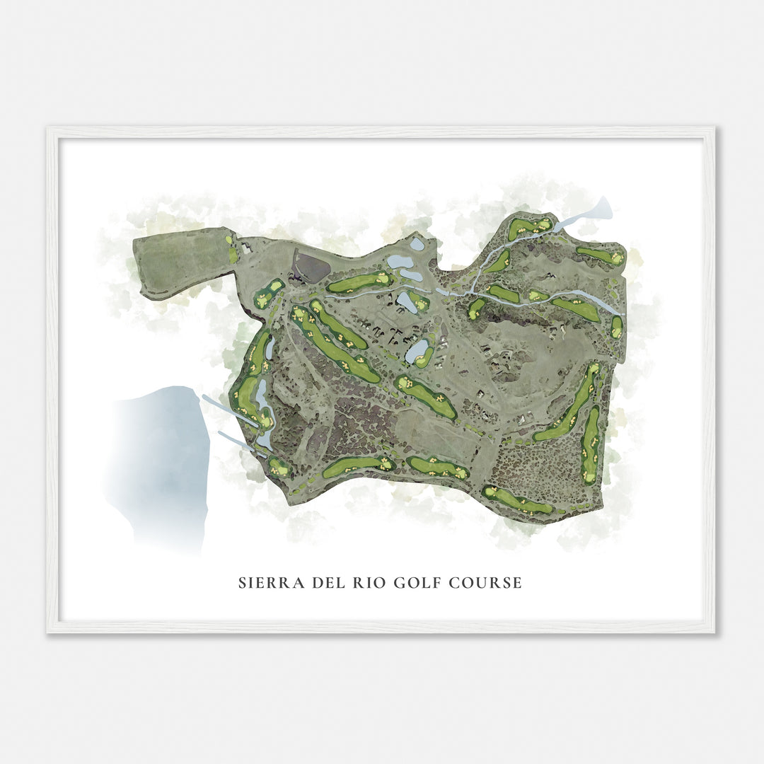 Print of Sierra Del Rio Golf Course Classic Map