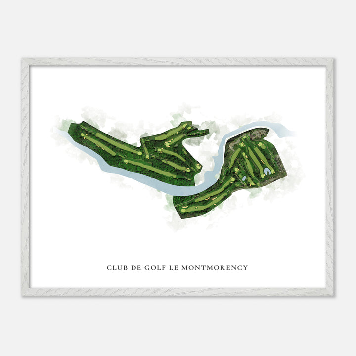 Print of Club de Golf Le Montmorency Classic Map