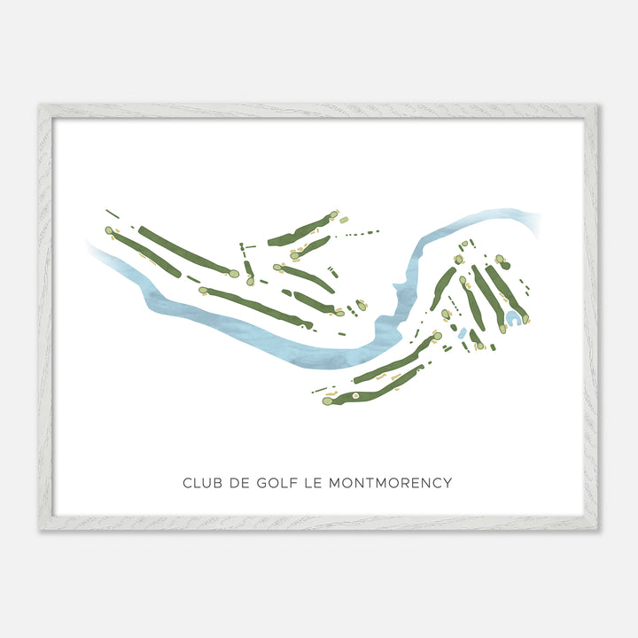 Print of Club de Golf Le Montmorency Modern Map