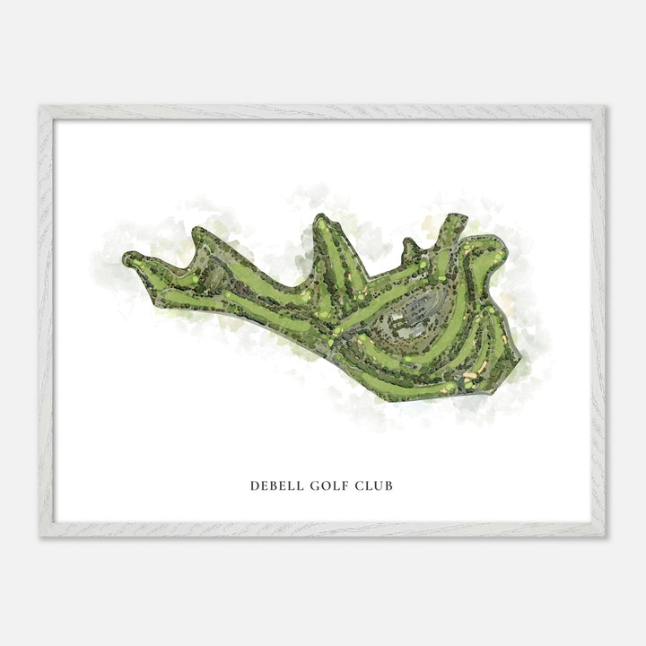 Print of Debell Golf Club Classic Map