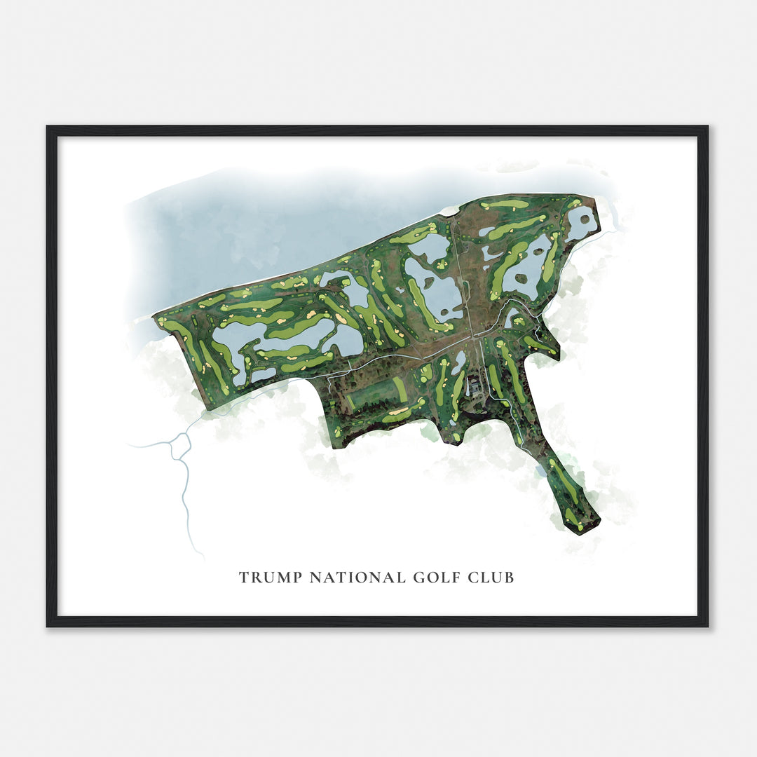 Print of Trump National Golf Club Classic Map