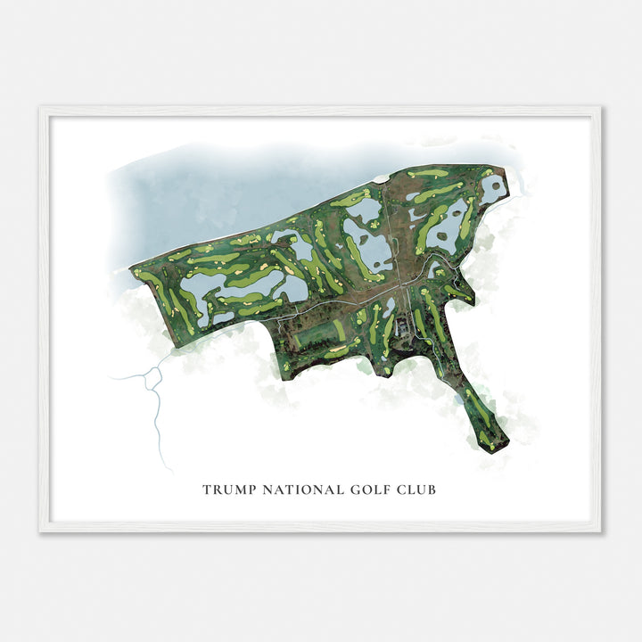 Print of Trump National Golf Club Classic Map