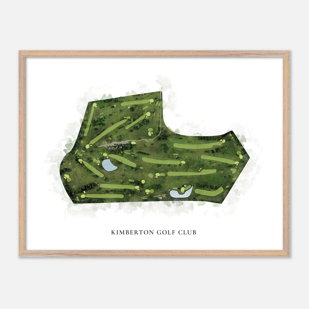 Print of Kimberton Golf Club Classic Map