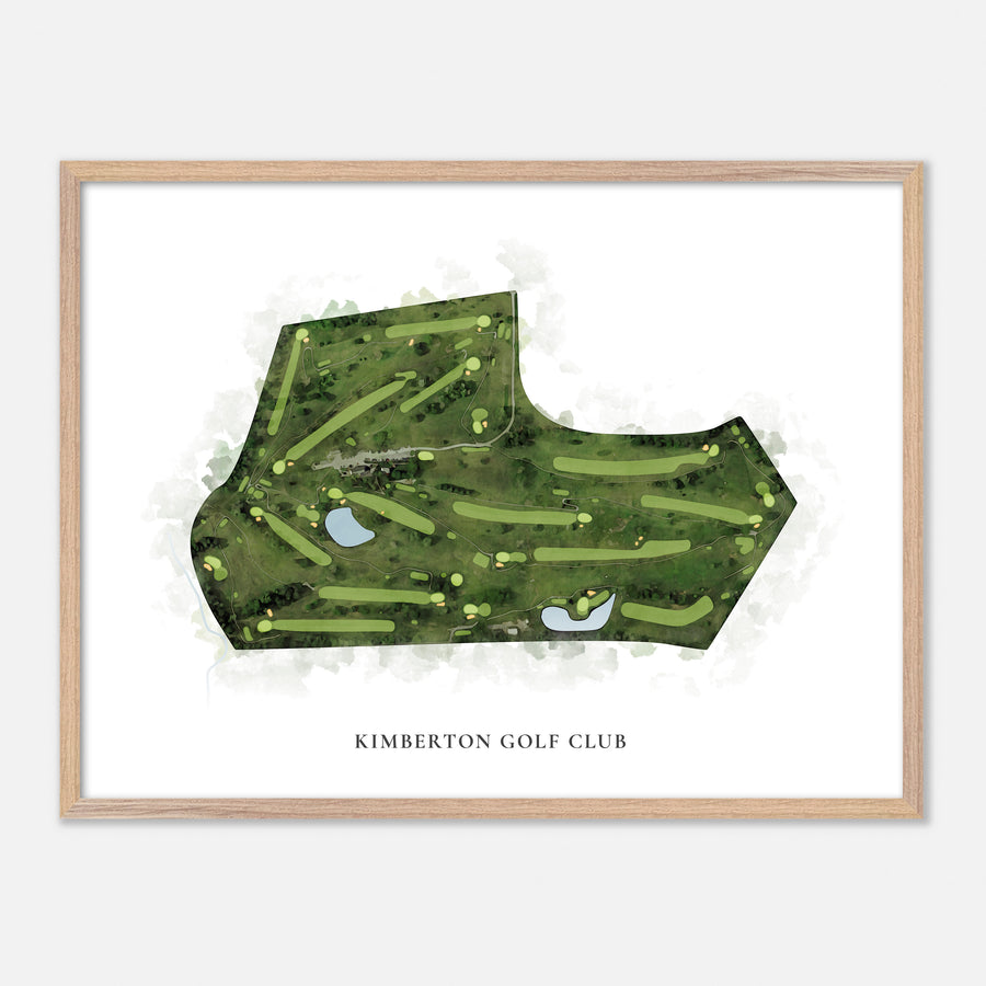 Print of Kimberton Golf Club Classic Map