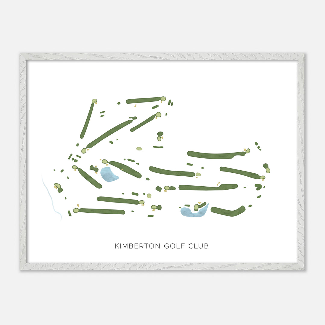 Print of Kimberton Golf Club Modern Map