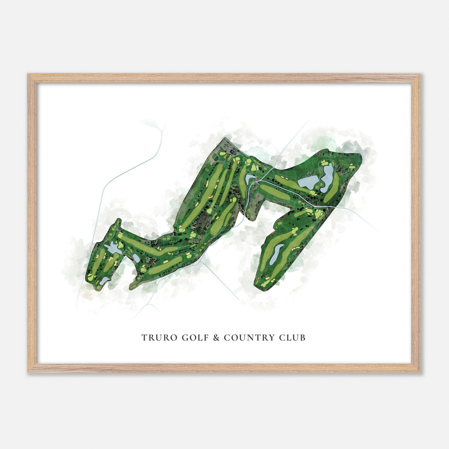 Print of Truro Golf & Country Club Classic Map