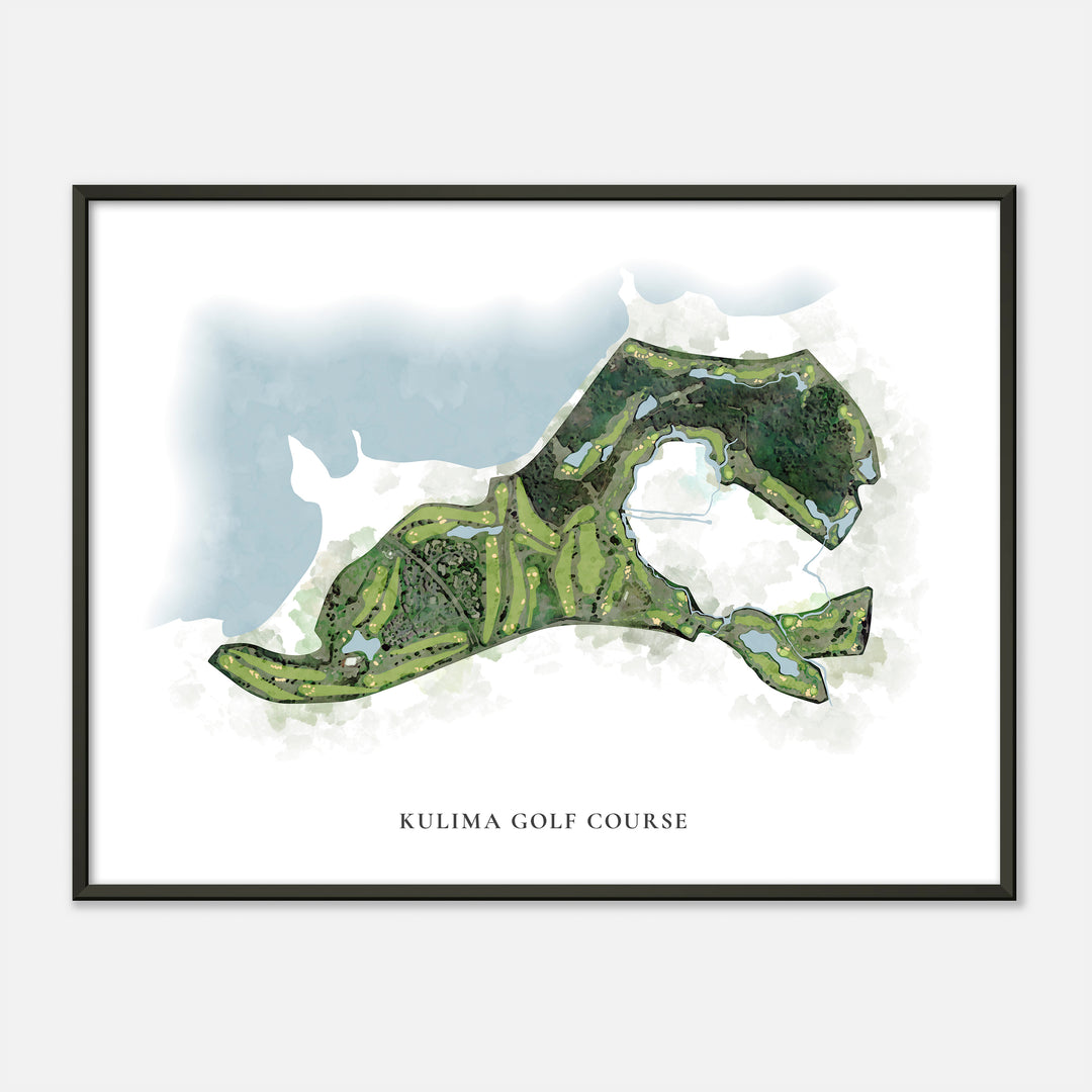Print of Kulima Golf Course Classic Map