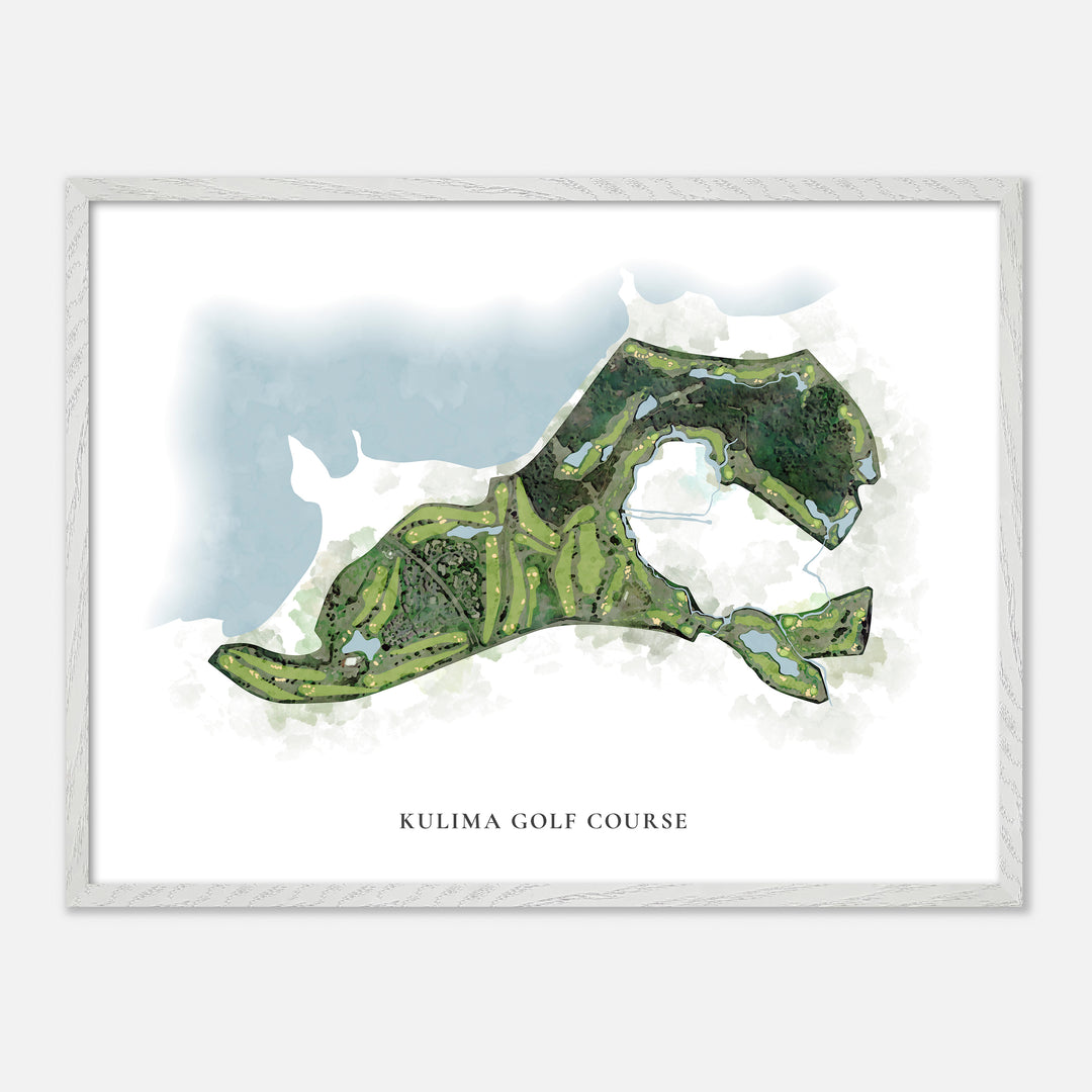 Print of Kulima Golf Course Classic Map