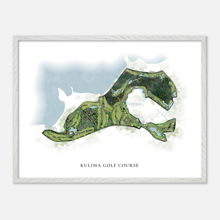 Print of Kulima Golf Course Classic Map