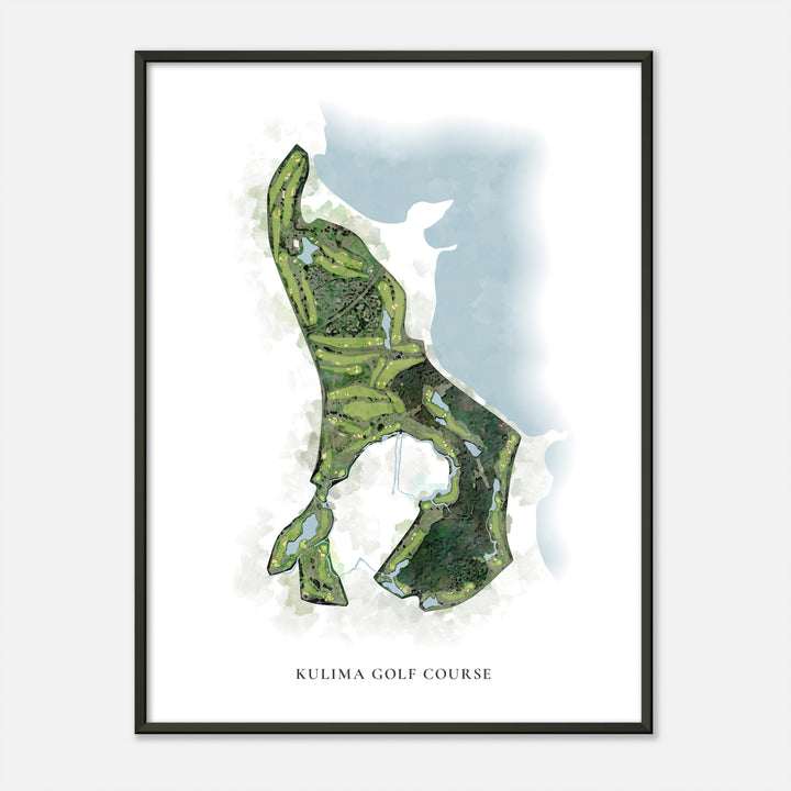 Print of Kulima Golf Course Classic Map