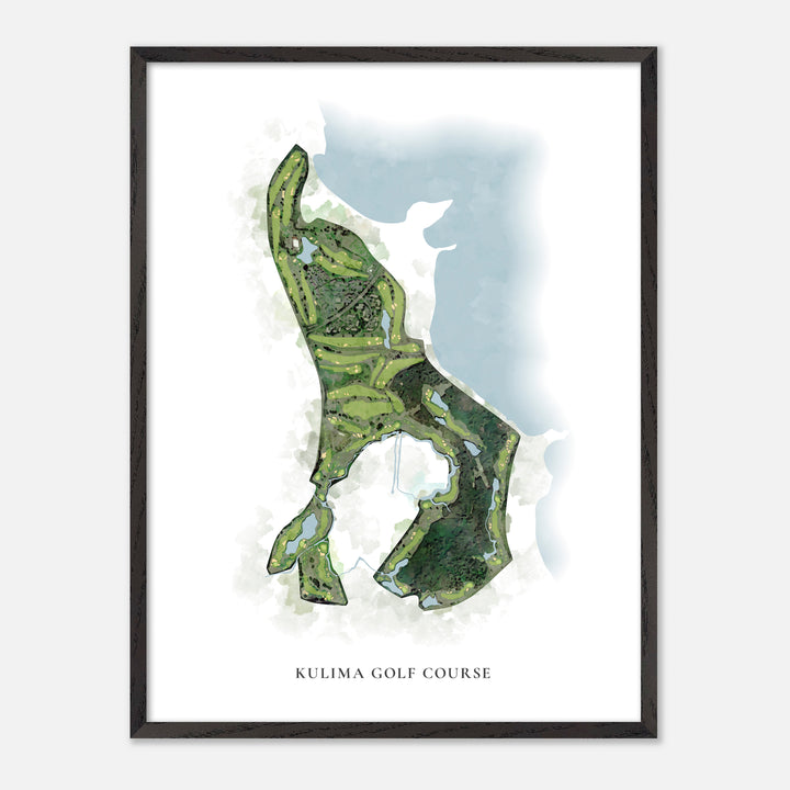 Print of Kulima Golf Course Classic Map