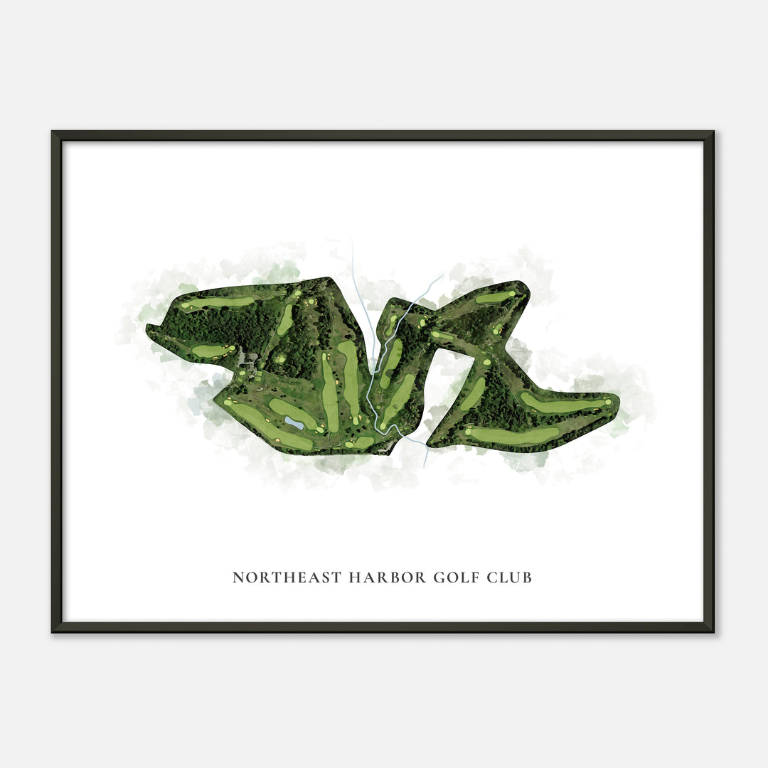 Print of Northeast Harbor Golf Club Classic Map