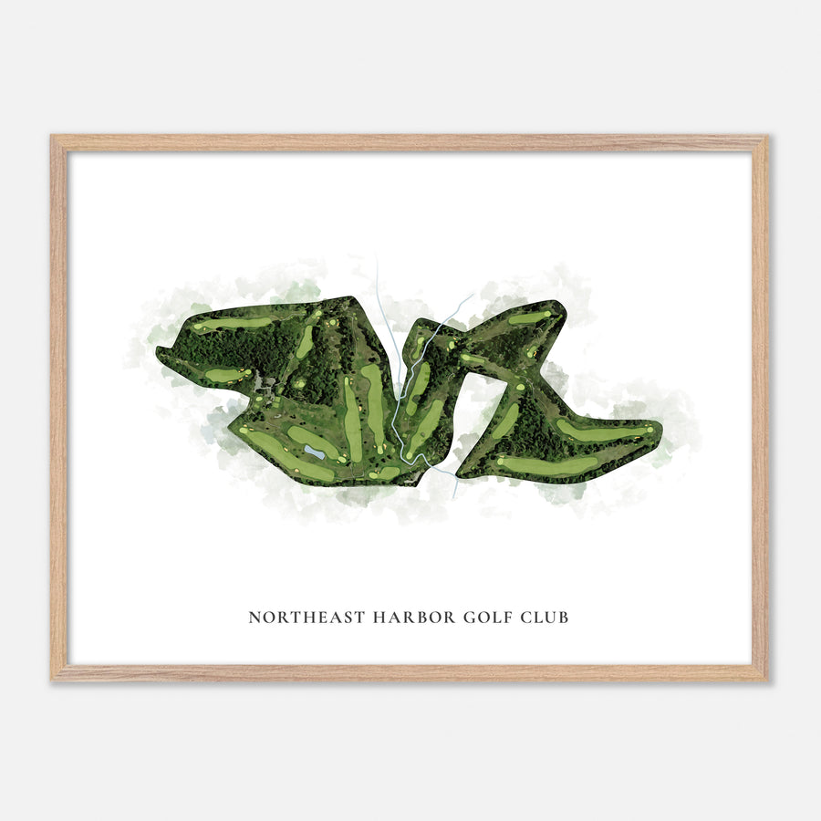 Print of Northeast Harbor Golf Club Classic Map