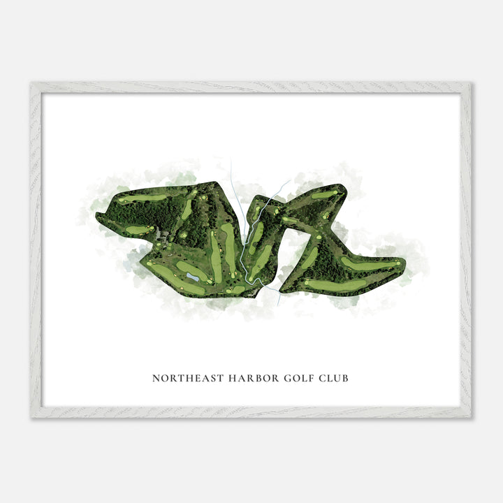 Print of Northeast Harbor Golf Club Classic Map