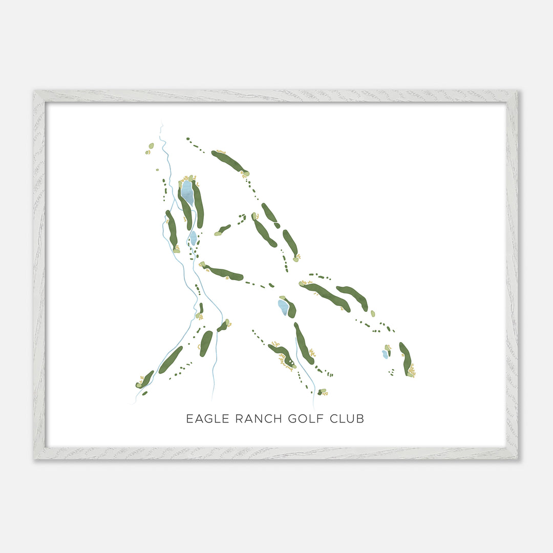 Print of Eagle Ranch Golf Club Modern Map