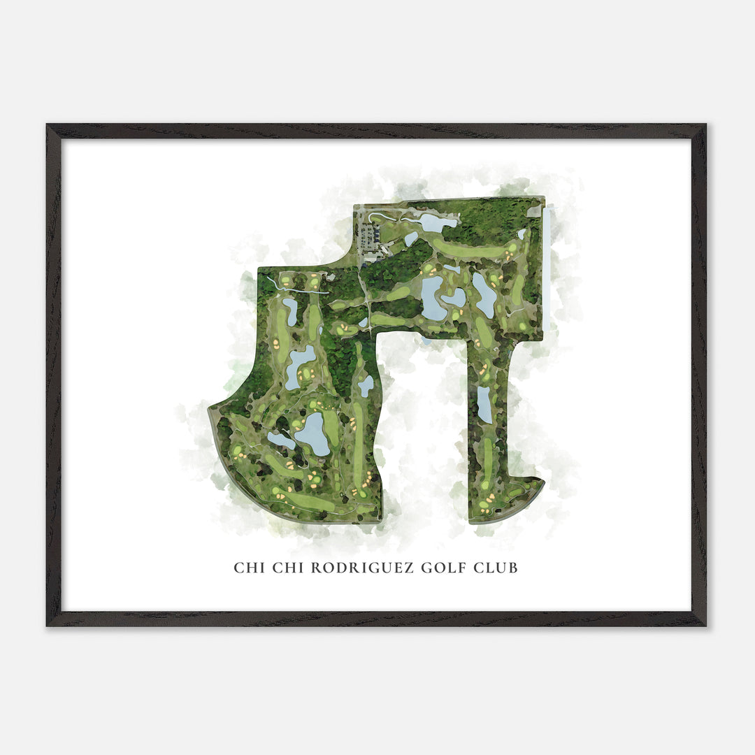 Print of Chi Chi Rodriguez Golf Club Classic Map