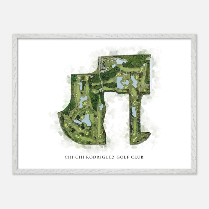 Print of Chi Chi Rodriguez Golf Club Classic Map