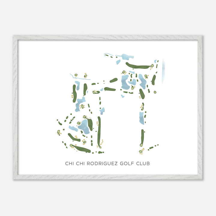 Print of Chi Chi Rodriguez Golf Club Modern Map