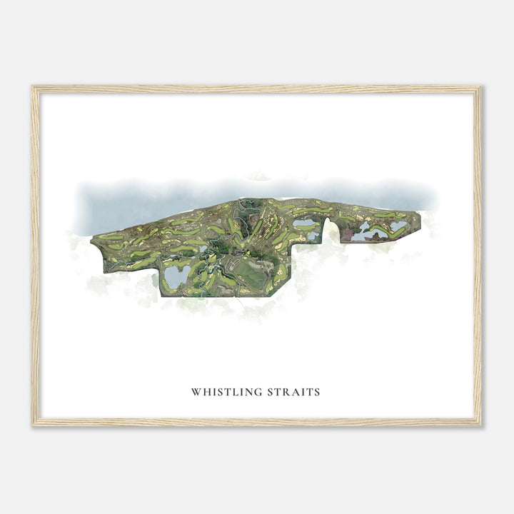 Print of Whistling Straits Classic Map