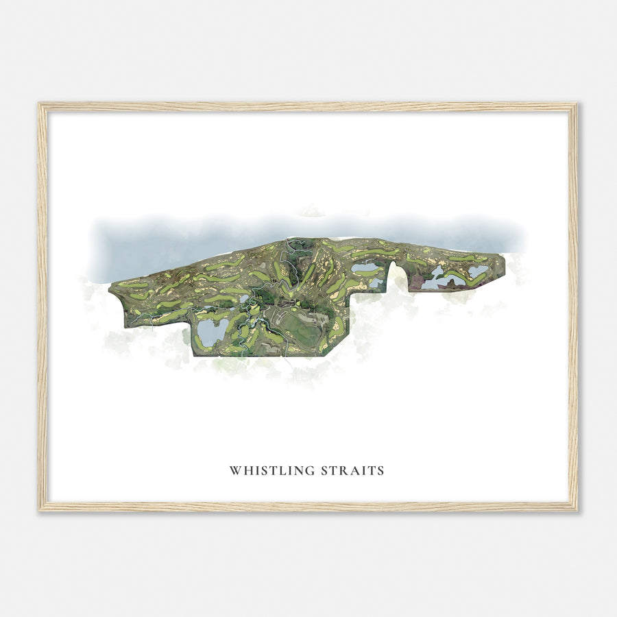 Print of Whistling Straits Classic Map