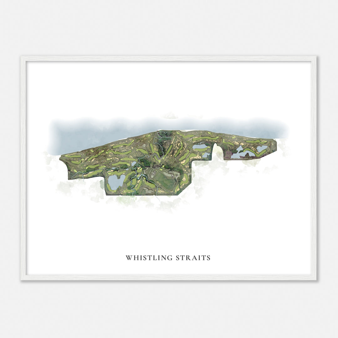 Print of Whistling Straits Classic Map