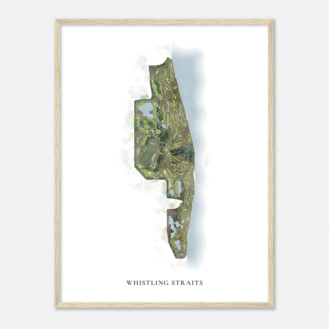 Print of Whistling Straits Classic Map