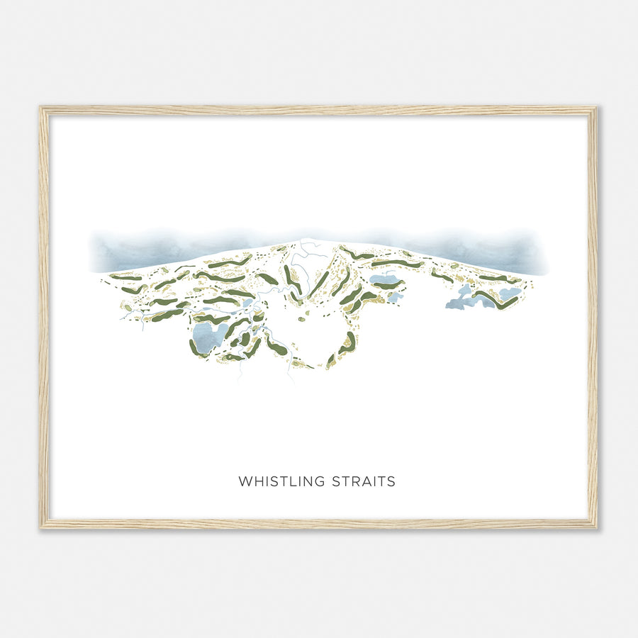 Print of Whistling Straits Modern Map