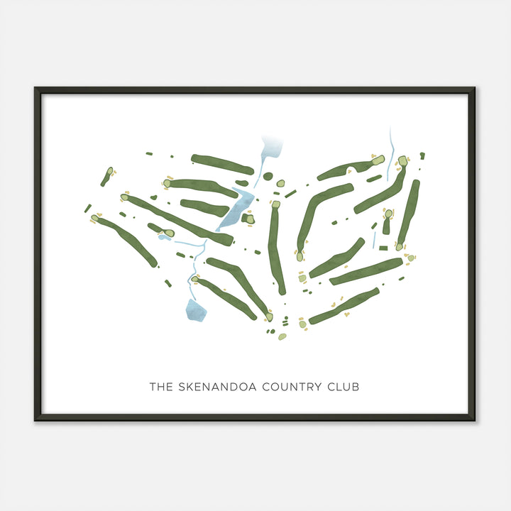 Print of The Skenandoa Country Club Modern Map