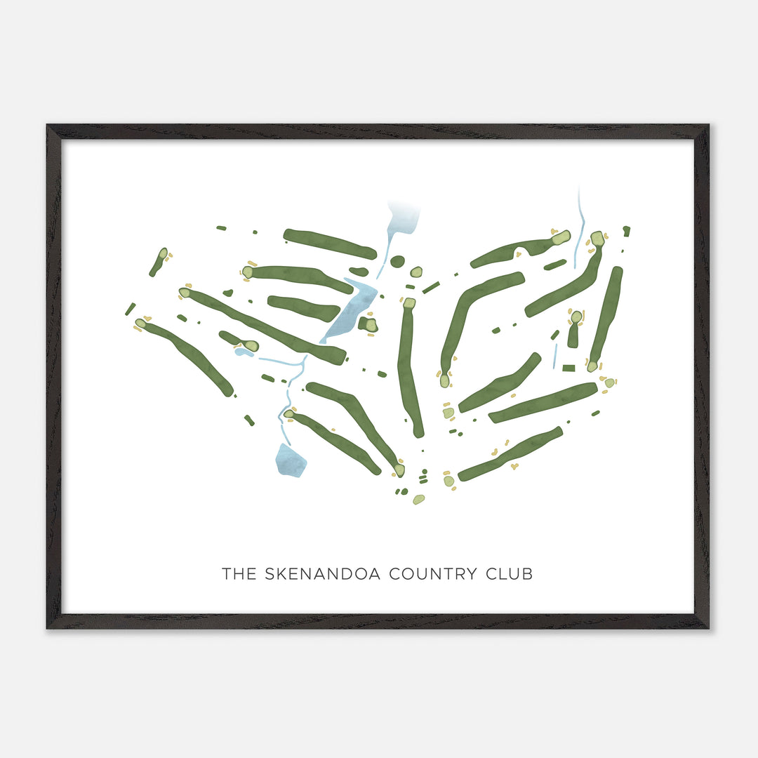 Print of The Skenandoa Country Club Modern Map
