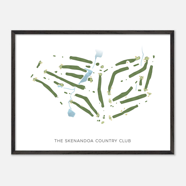 Print of The Skenandoa Country Club Modern Map