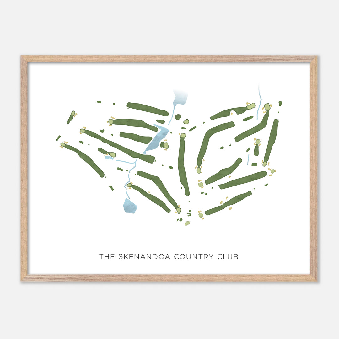 Print of The Skenandoa Country Club Modern Map