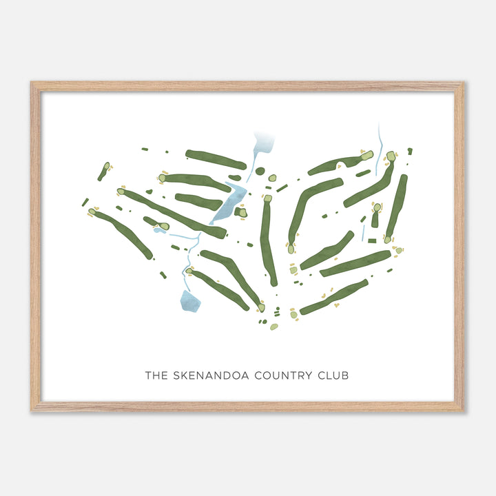 Print of The Skenandoa Country Club Modern Map