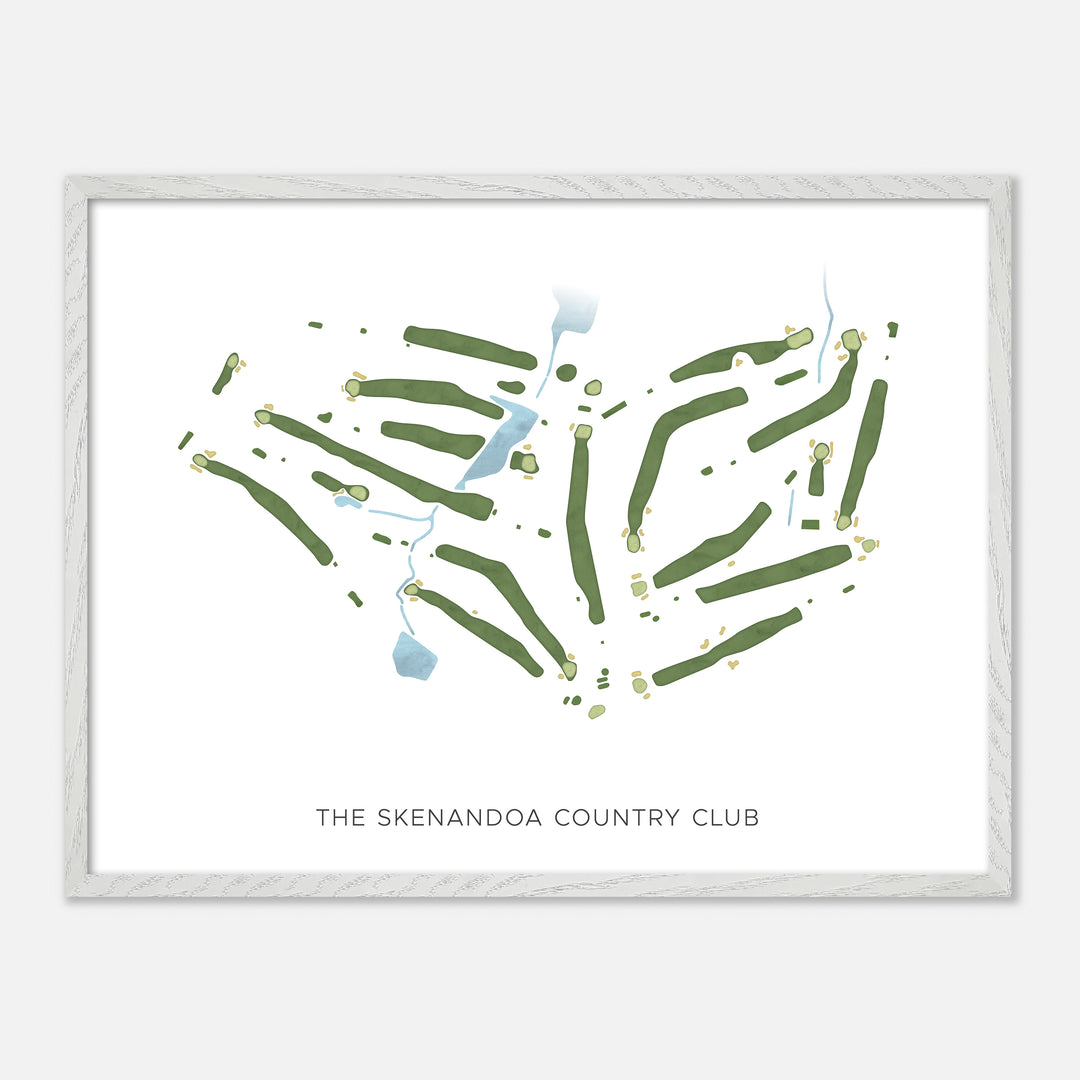 Print of The Skenandoa Country Club Modern Map