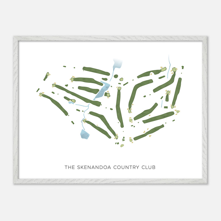 Print of The Skenandoa Country Club Modern Map