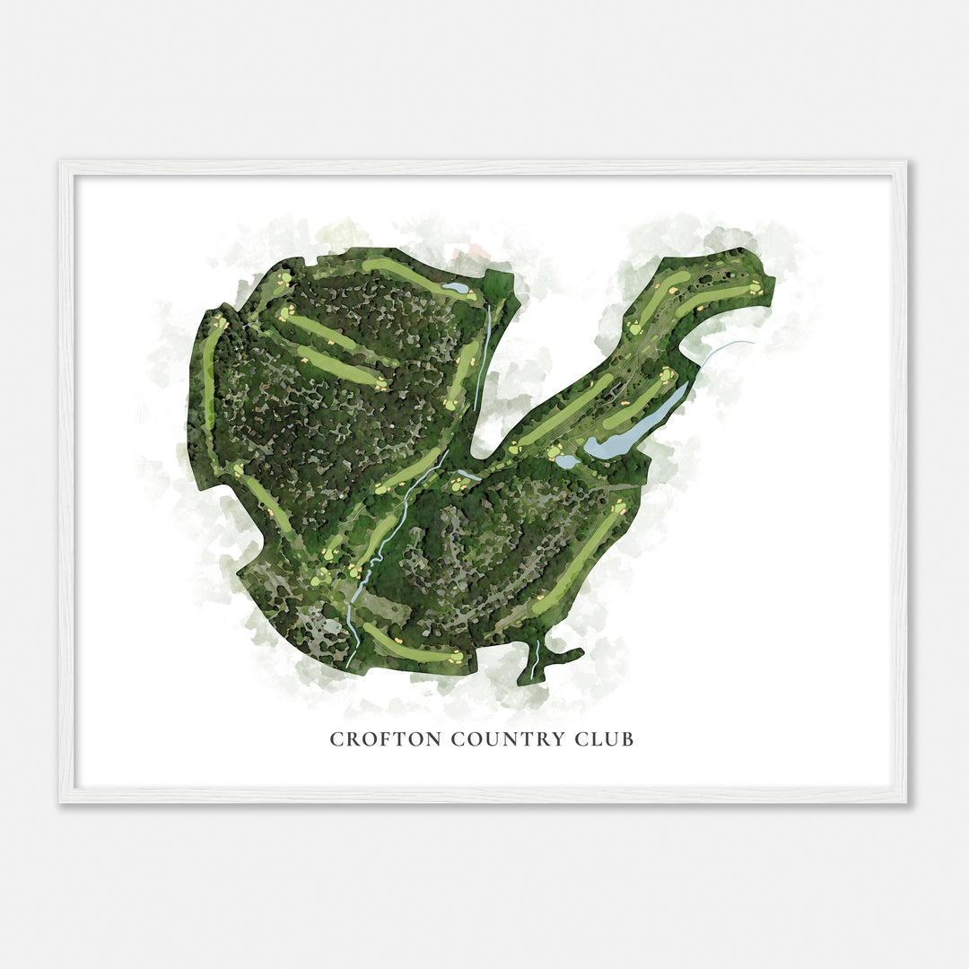 Print of Crofton Country Club Classic Map