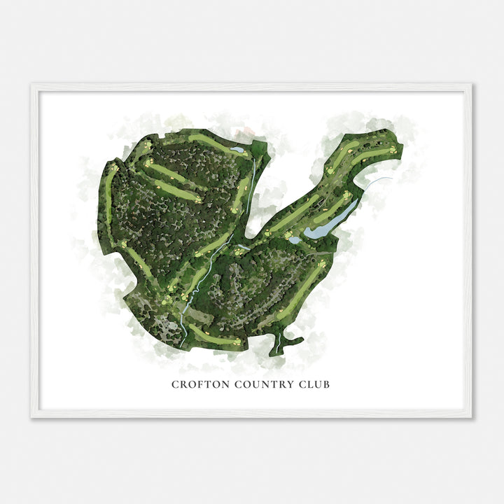 Print of Crofton Country Club Classic Map