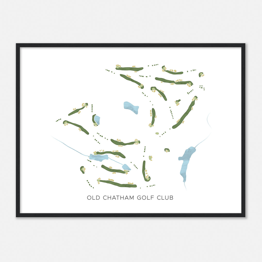 Print of Old Chatham Golf Club Modern Map
