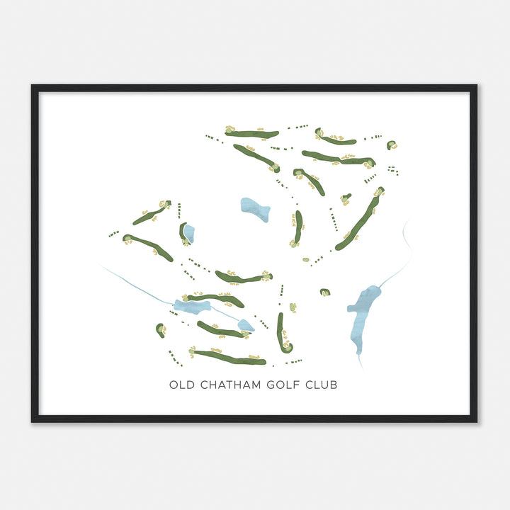 Print of Old Chatham Golf Club Modern Map