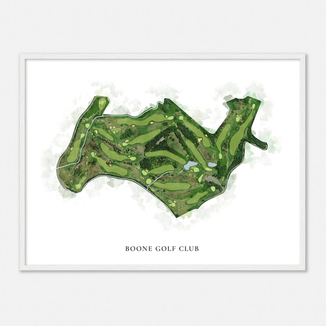 Print of Boone Golf Club Classic Map