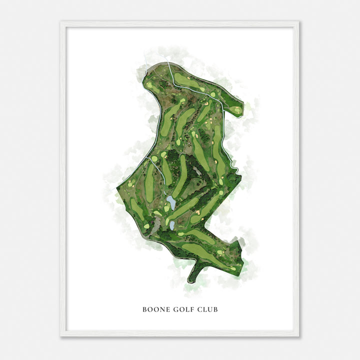 Print of Boone Golf Club Classic Map