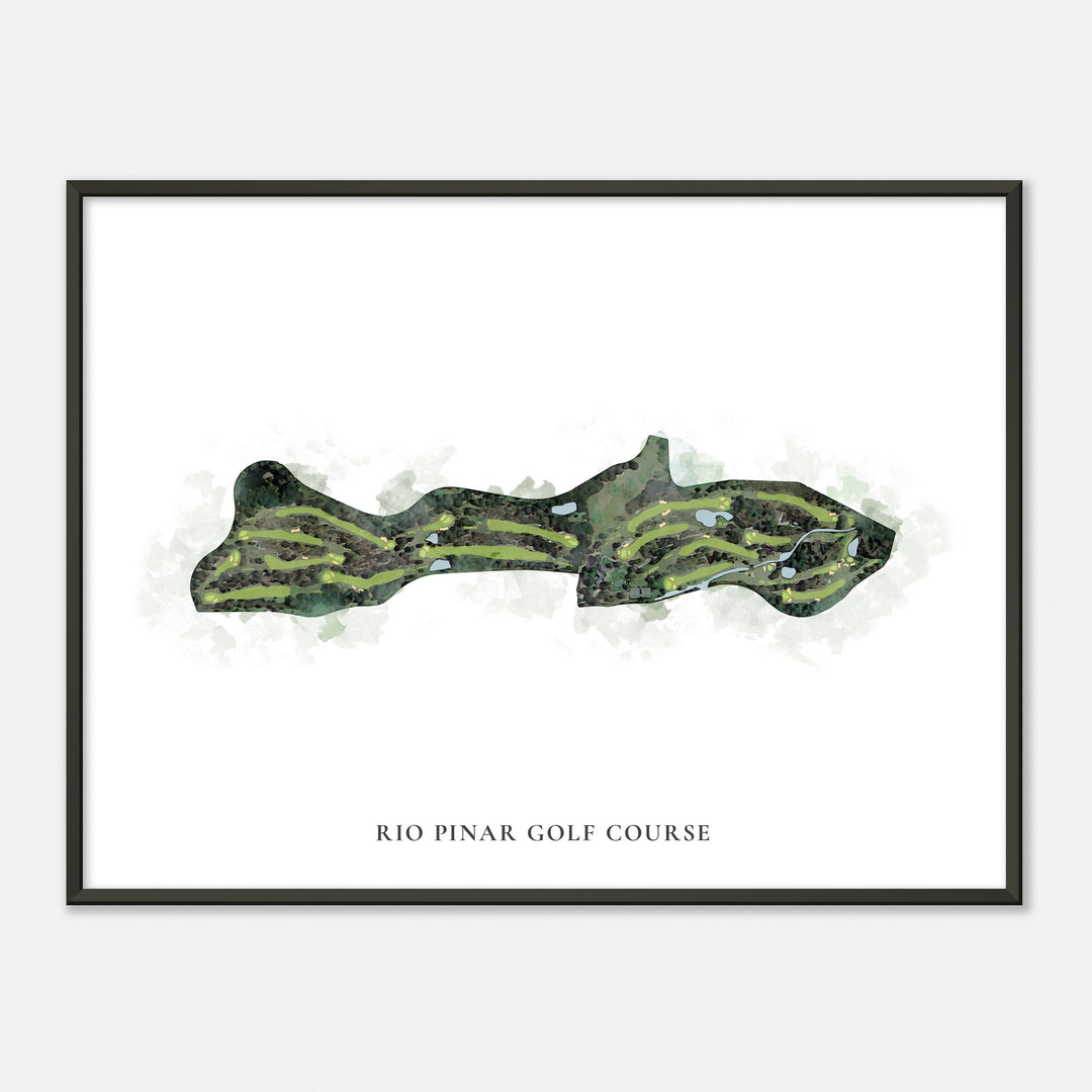 Print of Rio Pinar Golf Course Classic Map