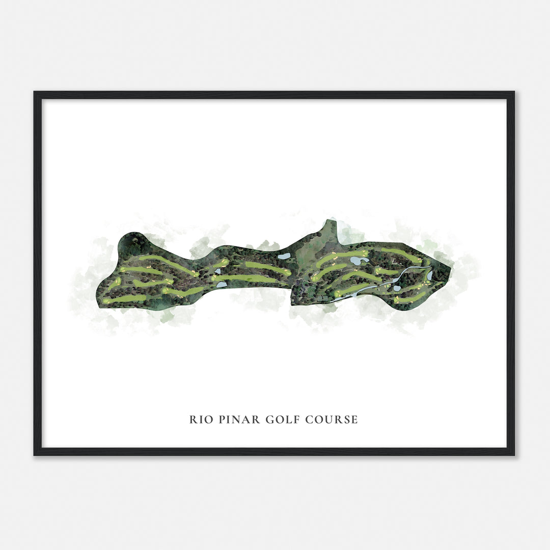Print of Rio Pinar Golf Course Classic Map