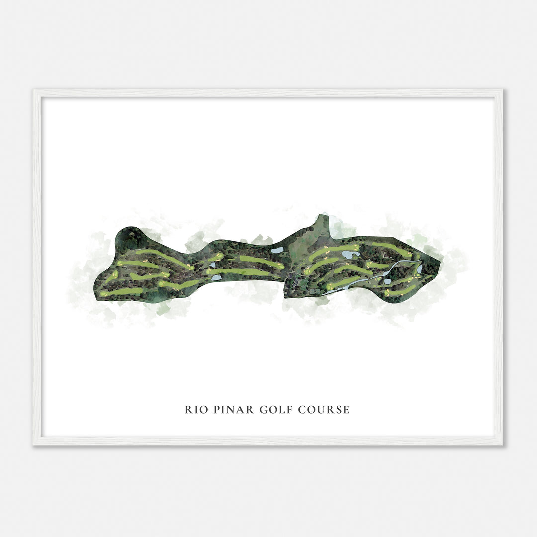 Print of Rio Pinar Golf Course Classic Map