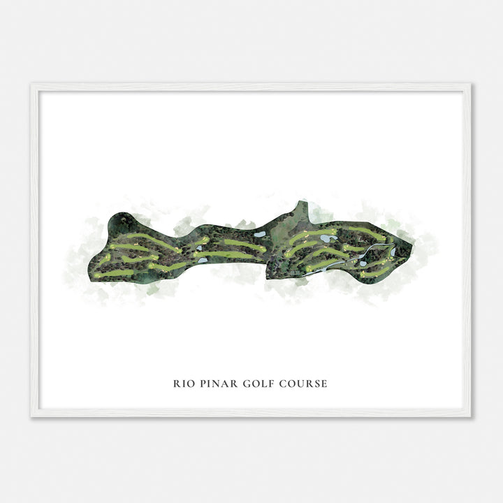 Print of Rio Pinar Golf Course Classic Map