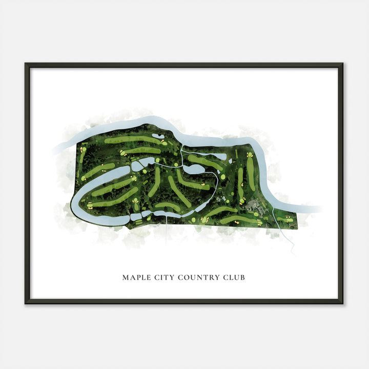 Print of Maple City Country Club Classic Map
