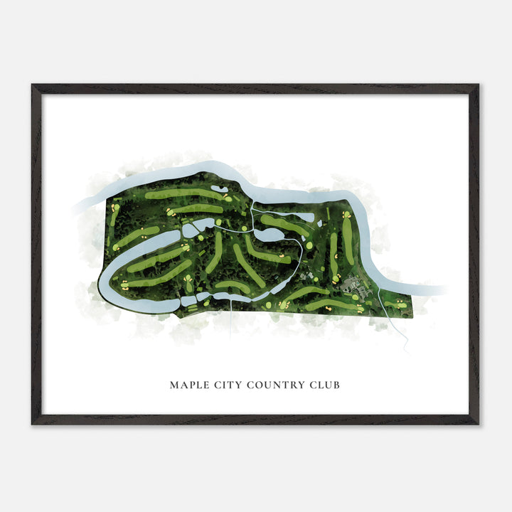 Print of Maple City Country Club Classic Map