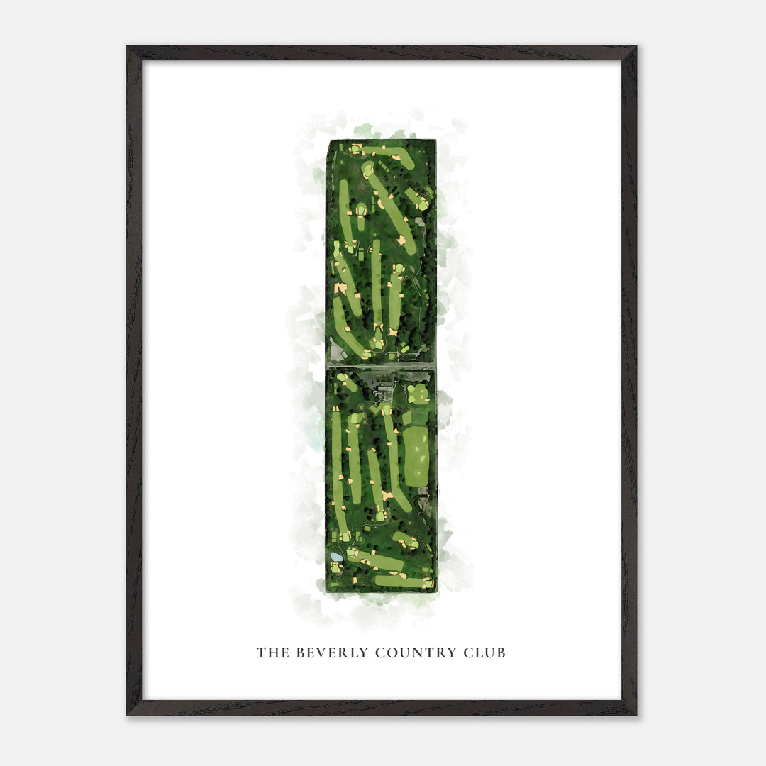 Print of The Beverly Country Club Classic Map