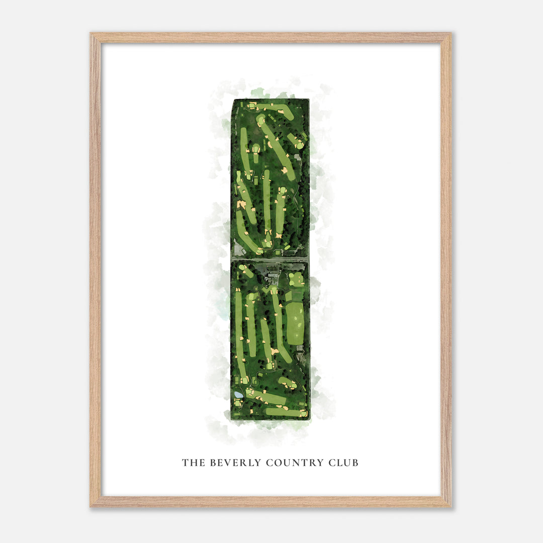 Print of The Beverly Country Club Classic Map