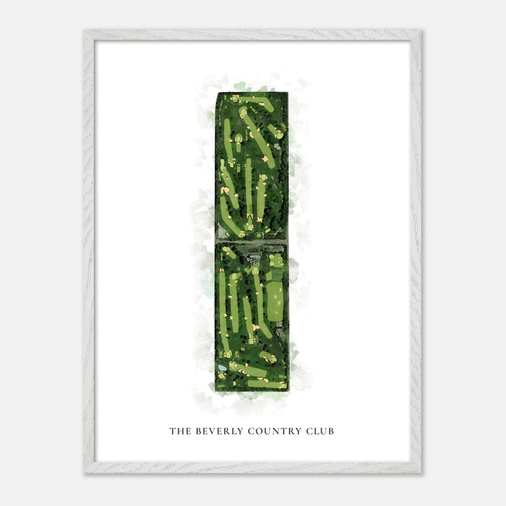 Print of The Beverly Country Club Classic Map